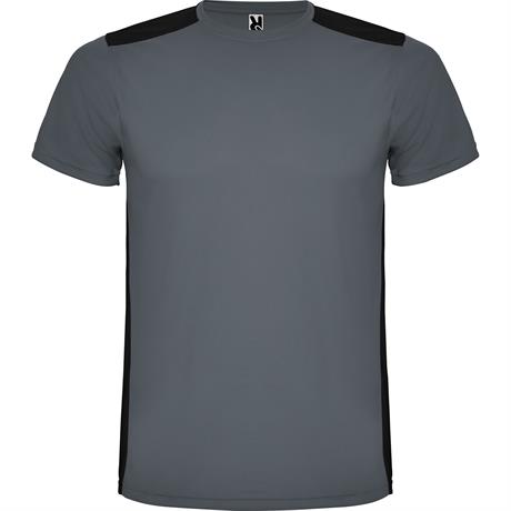 Спортивная футболка DETROIT мужская, ПАЛИСАНДР/ЧЕРНЫЙ 2XL