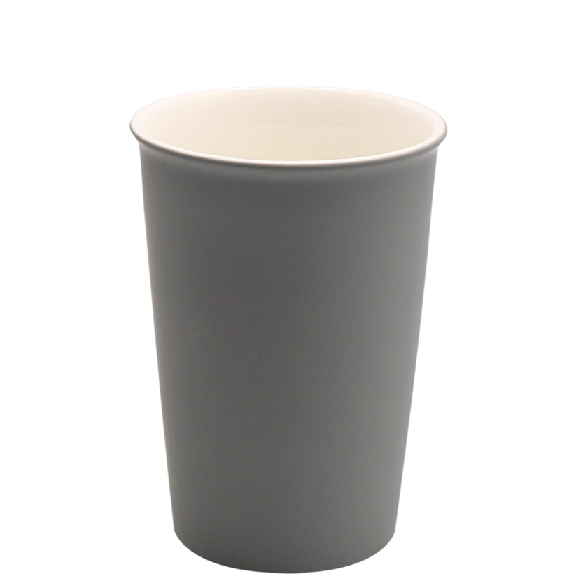 Кружка керамическая Magic, софт-тач, серый