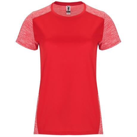 Спортивная футболка ZOLDER WOMAN женская, КРАСНЫЙ/ПЁСТРЫЙ КРАСНЫЙ 2XL