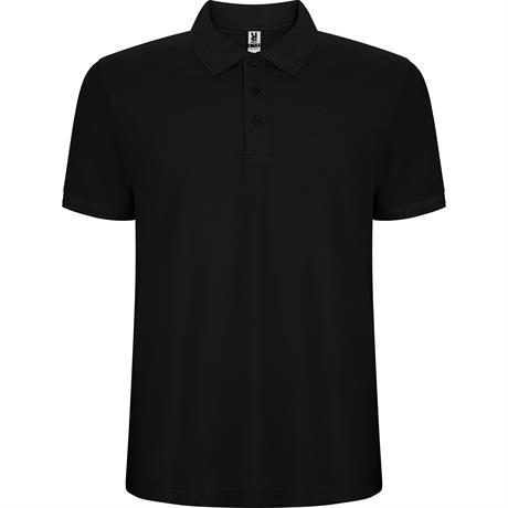 Футболка поло PEGASO PREMIUM мужская, ЧЕРНЫЙ S