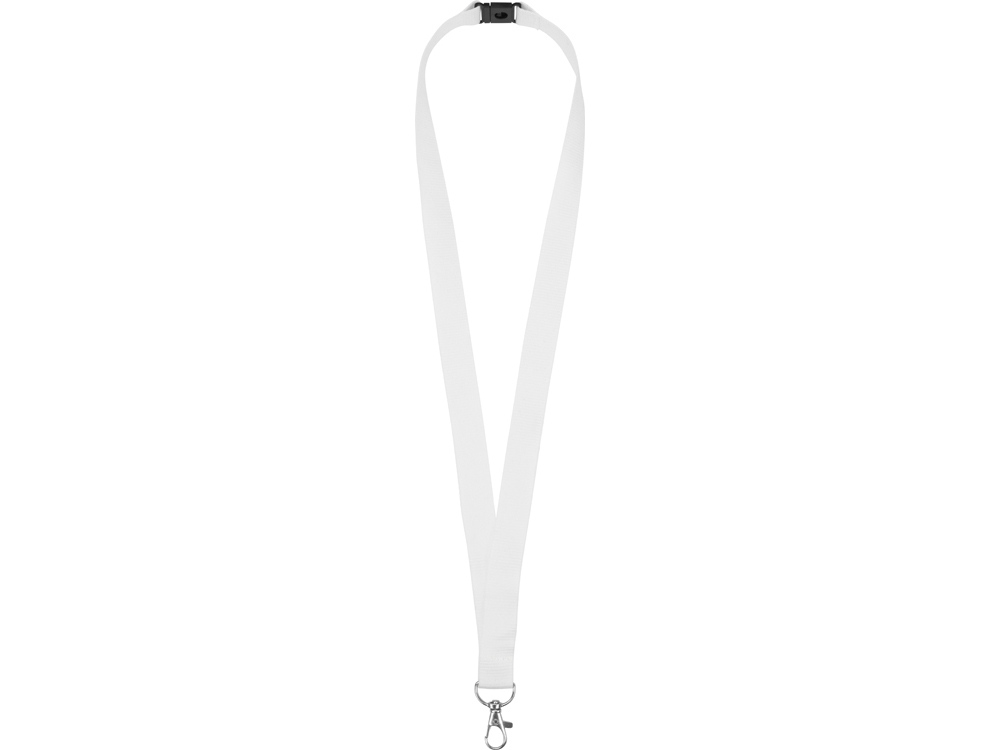 Ланьярд с карабином и замком безопасного разрыва, белый