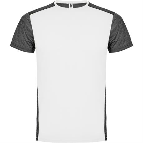 Спортивная футболка ZOLDER мужская, БЕЛЫЙ/ПЁСТРЫЙ ЧЕРНЫЙ 2XL