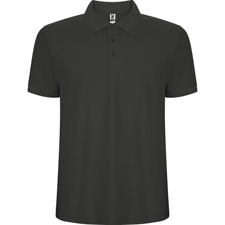 Футболка поло PEGASO PREMIUM мужская, ТЕМНЫЙ ГРАФИТ S