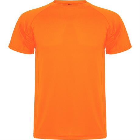 Спортивная футболка MONTECARLO мужская, ФЛУОРЕСЦЕНТНЫЙ ОРАНЖЕВЫЙ 3XL