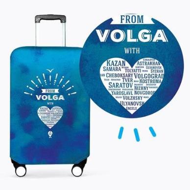 Чехол для чемодана From Volga with love