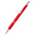 Ручка металлическая Molly софт-тач, красная