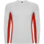Спортивная футболка SHANGHAI L/S мужская, БЕЛЫЙ/КРАСНЫЙ 2XL
