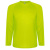Спортивная футболка MONTECARLO L/S мужская, ФЛУОРЕСЦЕНТНЫЙ ЖЕЛТЫЙ 2XL