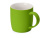 Кружка с покрытием soft-touch Dalgona, зеленое яблоко
