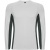 Спортивная футболка SHANGHAI L/S мужская, БЕЛЫЙ/ТЕМНЫЙ ГРАФИТ L