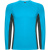 Спортивная футболка SHANGHAI L/S мужская, БИРЮЗОВЫЙ/ТЕМНЫЙ ГРАФИТ L