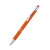 Ручка металлическая Ingrid софт-тач, оранжевая-S