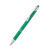 Ручка металлическая Ingrid софт-тач, зеленая-S